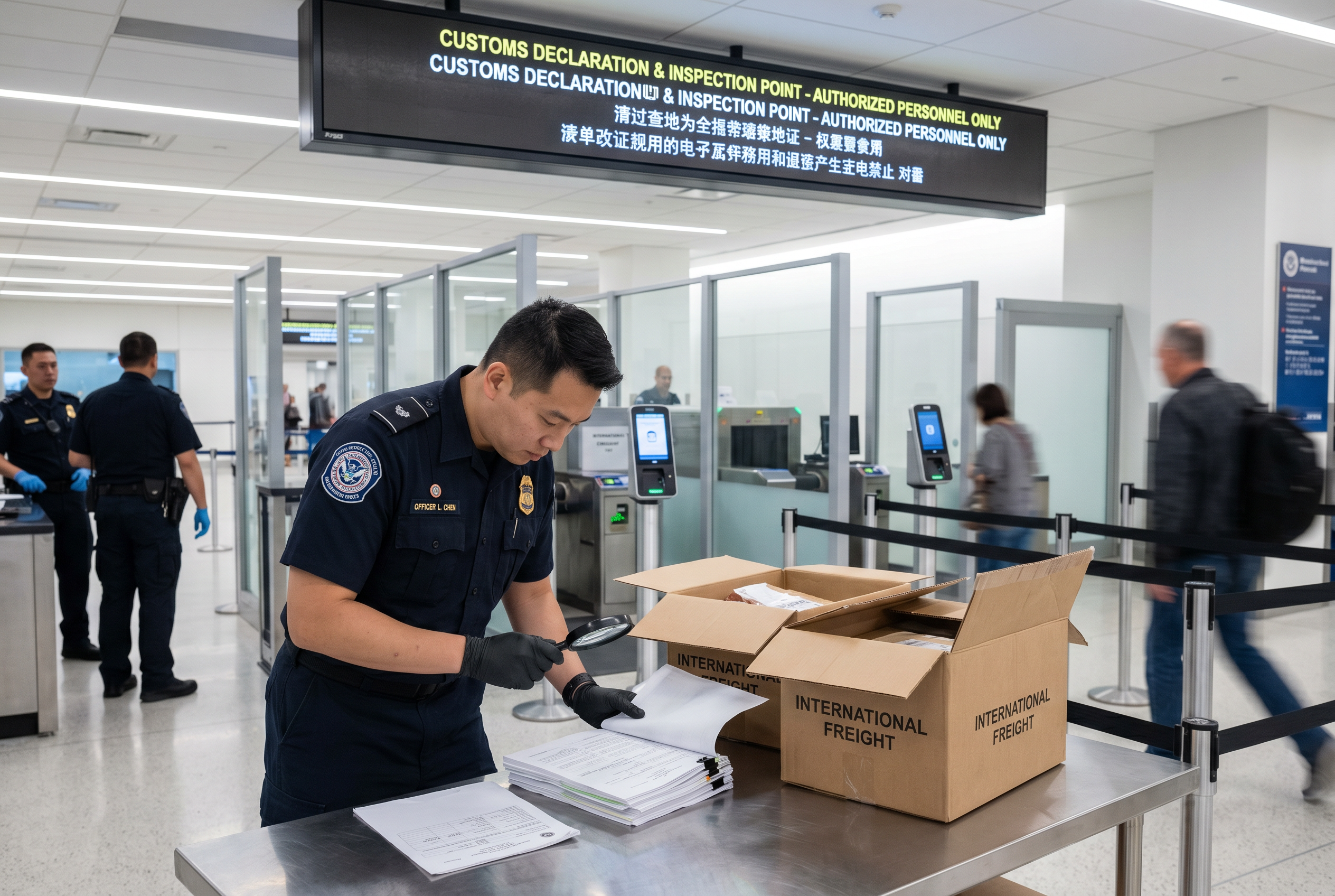 Customs clearance