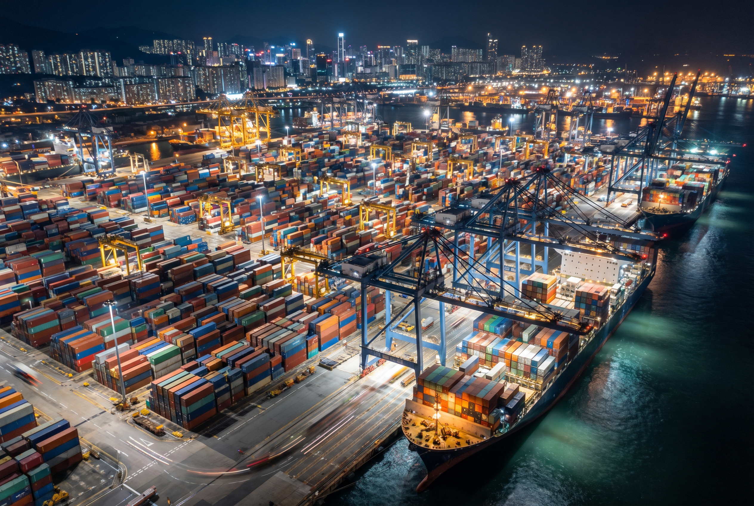 Global shipping port